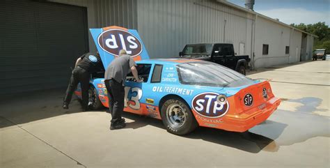 Watch As Richard Pettys 1987 Pontiac Nascar Stock Car Is Brought Back