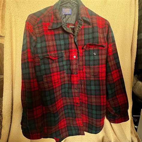 Pendleton Shirts Vintage Pendleton Plaid Wool Flannel Shirt Poshmark