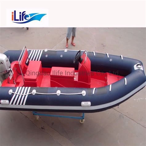 Ilife T-Series Rigid Hull Fiberglass Inflatable Fishing Sport Rescue ...