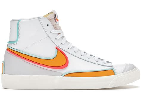 Nike Blazer Mid Infinite White Kumquat Da7233 100