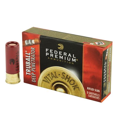 Federal Premium Vital Shok 12ga 2 34 1 Oz Deep Penetrator Truball