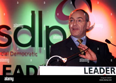 Mark Durkan Leader Of The Sdlp Speaking At His Party S Annual Conference In Armagh Where He