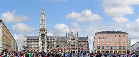 marienplatz city hall panoramastreetline