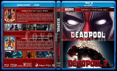 Deadpool Collection Custom Bluray Cover Box Set English [2016 2018