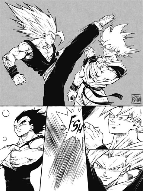 Gohan Beast Vs Mui Goku Dragon Ball Super Manga By Darko Simple Art