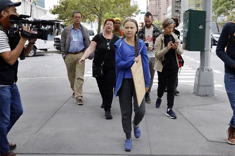 Fridays for Future Greta Thunberg demonstriert vor Weißem Haus