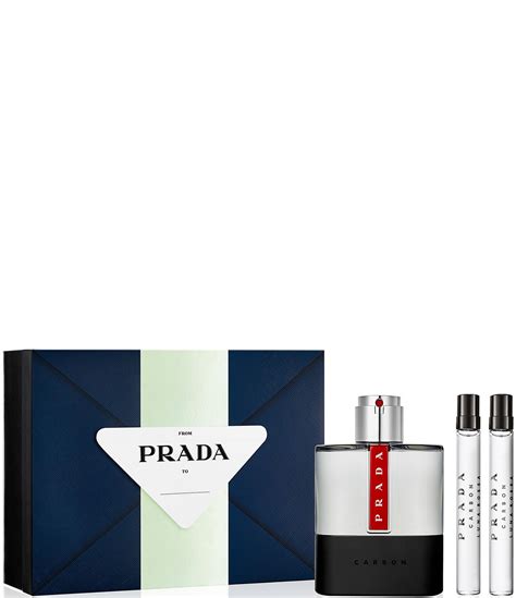 Prada Luna Rossa Carbon Eau De Toilette Piece Gift Set Dillard S