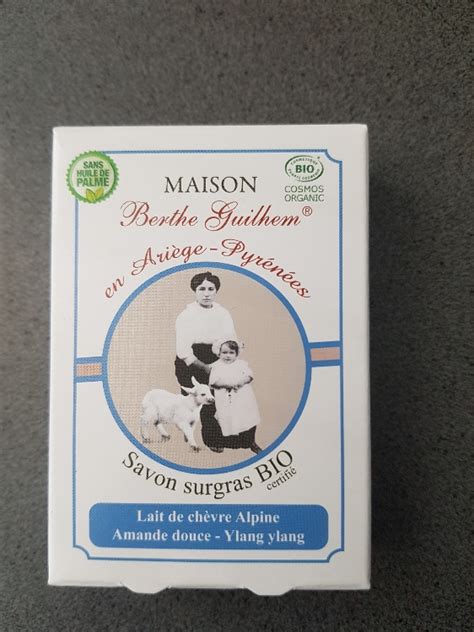 Maison Berthe Guilhem Savon surgras BIO Lait de chèvre alpine amande