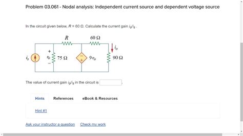 Solved Independent Current Source And Dependent Voltage Chegg