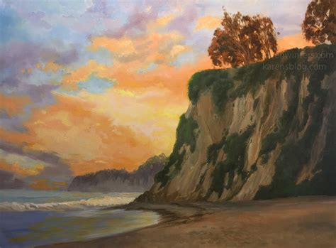 Malibu Paintings - Oil and watercolor paintings of Malibu beach, Pt ...