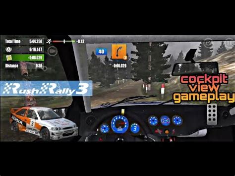 RUSH RALLY 3 U K RALLYE GAMEPLAY FORD ESCORT RALLYE COCKPIT VIEW