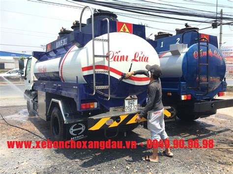 Báo giá xe bồn Hino 6 khối chở xăng dầu Trả trước 100 triệu nhận xe