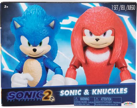 Sonic The Hedgehog Sonic 2 Movie 4 Action Figure 2 Pack Sonic