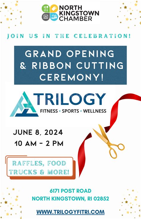 Grand Opening And Ribbon Cutting Ceremony Trilogy Fitness Sports