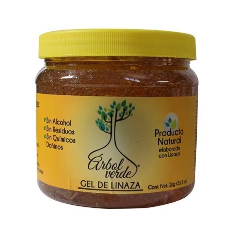 Gel Fijador Rbol Verde De Linaza Tarro Pzas Con Kg C U Bodega