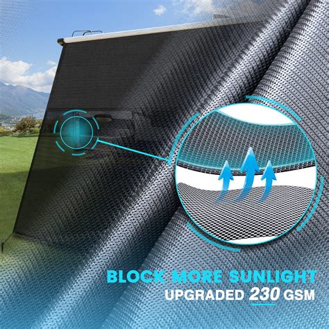 Snapklik Fonzier Rv Awning Sun Shade Screen