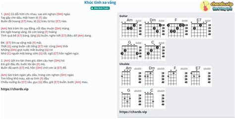 Chord Kh C T Nh Xa V Ng Mai Anh Tu N Tab Song Lyric Sheet