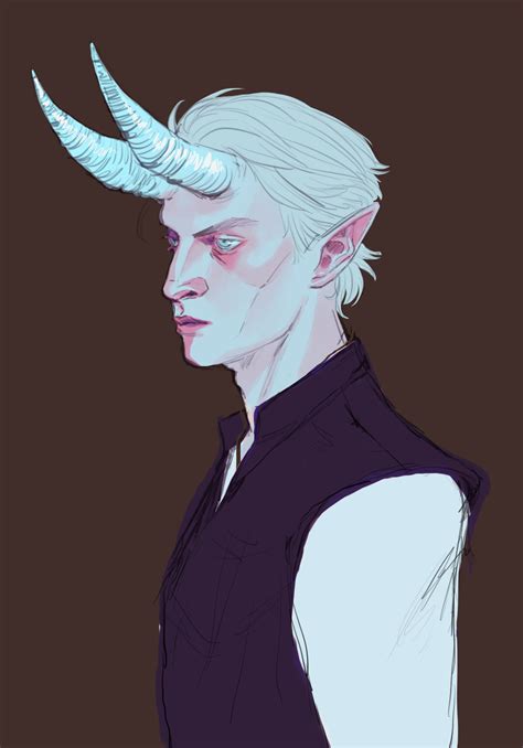 Cubie Draws A Quick Sketch Of My Secretly Hot Tiefling Fantasy