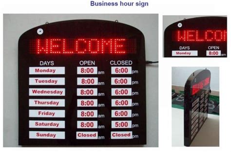 2019 LED Business Open Hour Sign LED Sign Board LED Signs From Womens ...