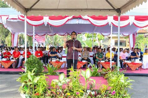 Bupati Giri Prasta Buka Perayaan Bulan Bung Karno Ke Iv Balipost