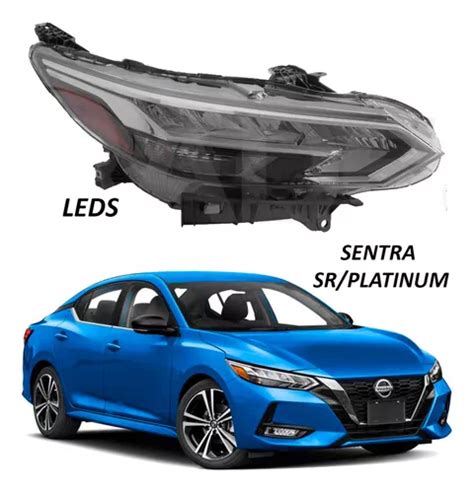 Faro Nissan Sentra Sr C Led Derecho En Venta En