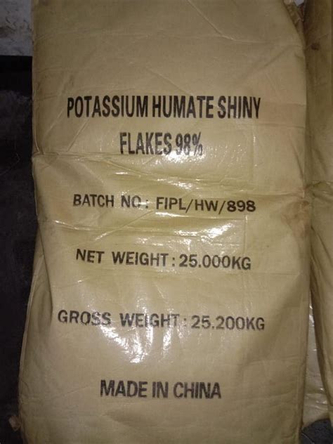 Potassium Humate Shiny Flakes 98 Humic Acid At Rs 60kg In Ahmedabad