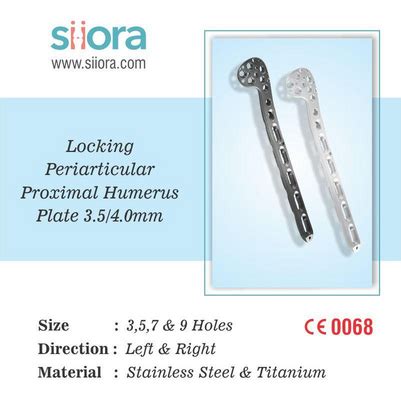 Locking Periarticular Proximal Humerus Plate 3 5 4 0 Mm Business