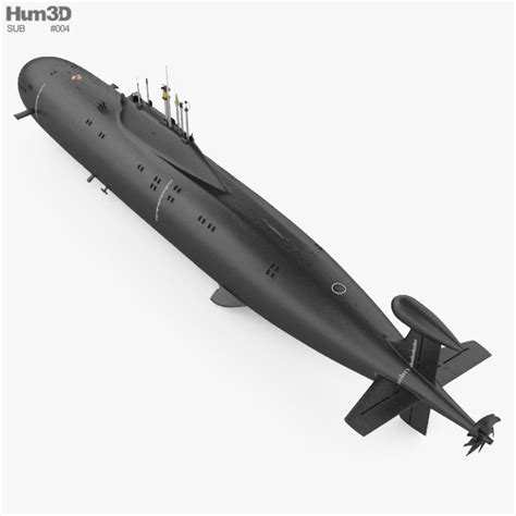 Akula-class submarine 3D model - Ship on Hum3D