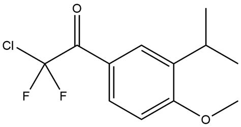 2 Chloro 2 2 Difluoro 1 3 Isopropyl 4 Methoxyphenyl Ethanone 3002513