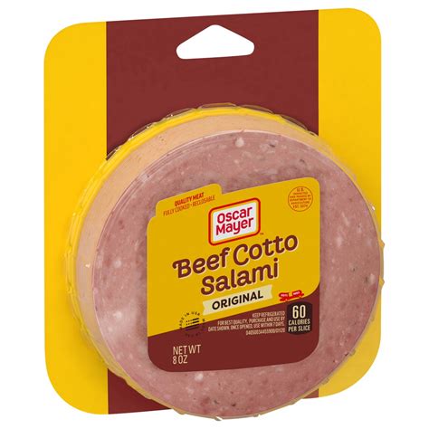 Oscar Mayer Beef Cotto Salami Sliced Lunch Meat 8 Oz Pack 8 Oz Shipt