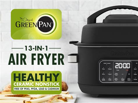 Bistro Noir 13 In 1 Multi Cooker Air Fryer Grill © Greenpan Official Store Ph