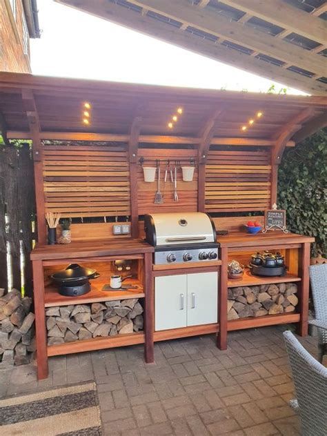 20 Ideas De Cocinas Y Barbacoas Construidas Con Pallets Para Dar Un