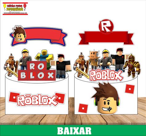 Topo De Bolo Roblox Para Imprimir Gratuito