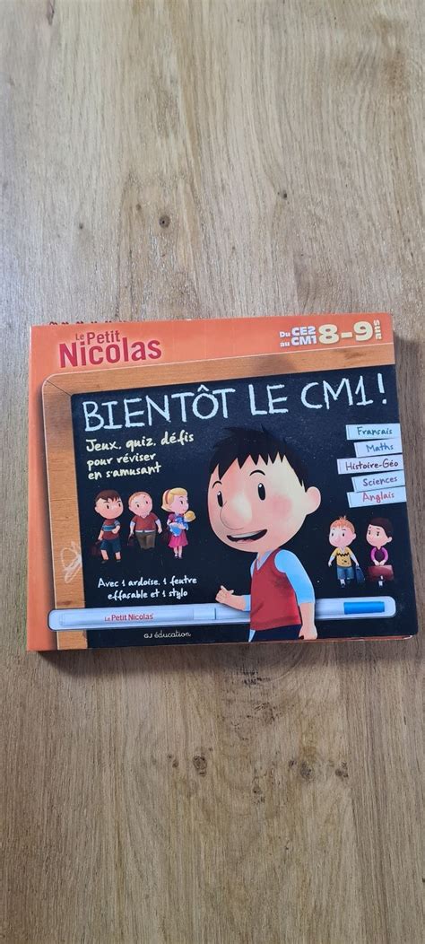 Cahier d activités Le petit Nicolas Bientôt le CM1 Le Petit Nicolas