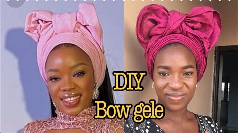 How To Tie Bow Gele Trending Gele Style Diy How To Tie Gele Shorts