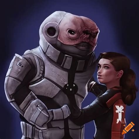 Artwork Of Winston And Julia From As Mass Effect Characters On