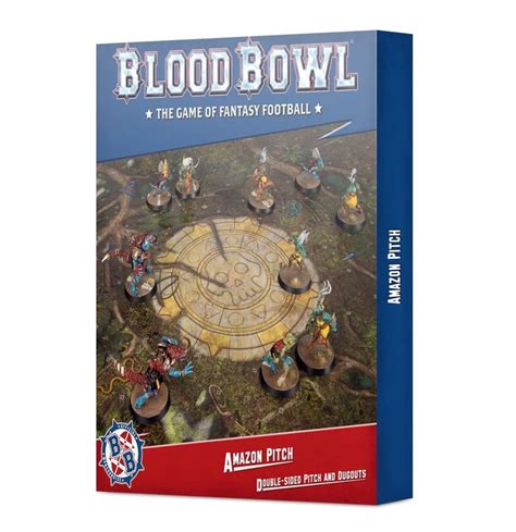 Blood Bowl Amazon Team Pitch And Dugouts Wargamestore