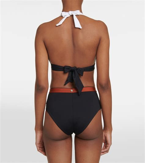 Max Mara Albina Halterneck Bikini Top Max Mara