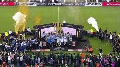 Globo Esporte SP Grêmio vence Lanús e conquista o tri da Libertadores