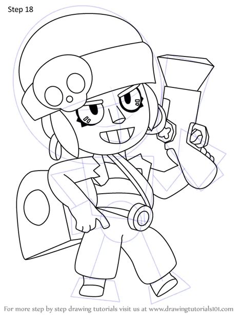 Brawl Stars Penny Kolorowanka Qu Pasar Si Dibujo A Brock Del Brawl