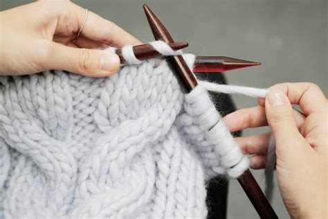 How To Knit Cables Wool And The Gang Blog Free Knitting Kit