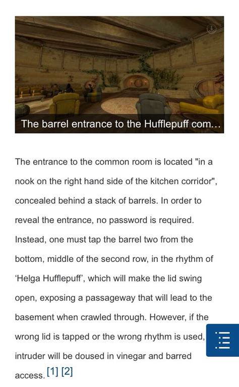 Entrance to the Hufflepuff common room | Harry potter universal, Harry ...