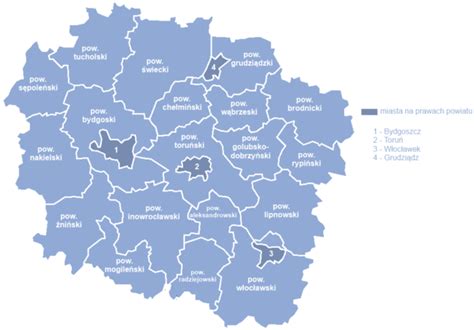 Podzia Administracyjny Wojew Dztwa Kujawsko Pomorskiego Wikipedia