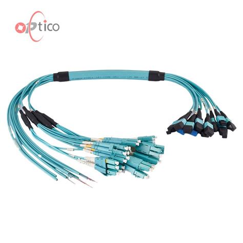 China High Density 144f Mtp Mpo To Lc Breakout Patch Cable Manufacturers And Suppliers Factory