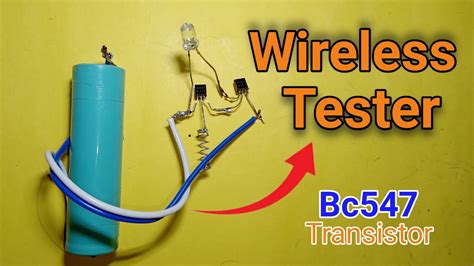 Make A Wireless Ac Current Detector Ac Current Testerbc547 Youtube