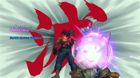 Evil Ryus Raging Demon Super Combo Finish Ultra Street Fighter Iv