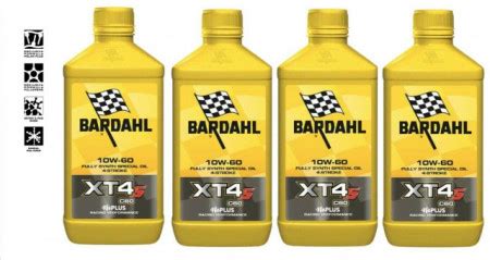 Bardahl Xt S C W Olio Moto Sintetico Racing Confezione Kit Litri