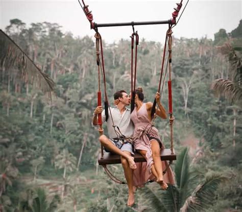 Ubud Sanctuaire de la forêt des singes et balançoire dans la jungle