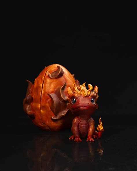 Elemental Baby Dragon And Egg