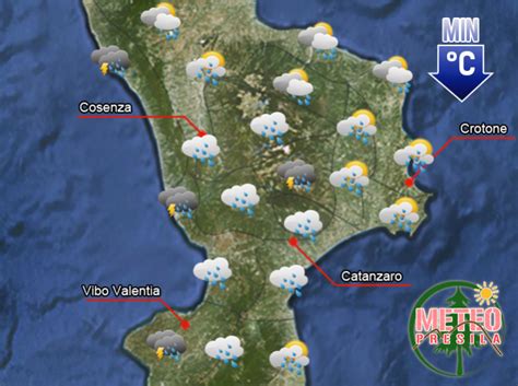 Mercoledì 6 Ottobre 2021 Meteo Presila